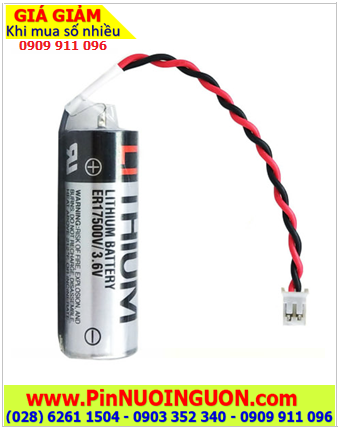 Toshiba ER17500V; Pin nuôi nguồn PLC Toshiba ER17500V lithium 3.6v A 2700mAh _Xuất xứ Nhật